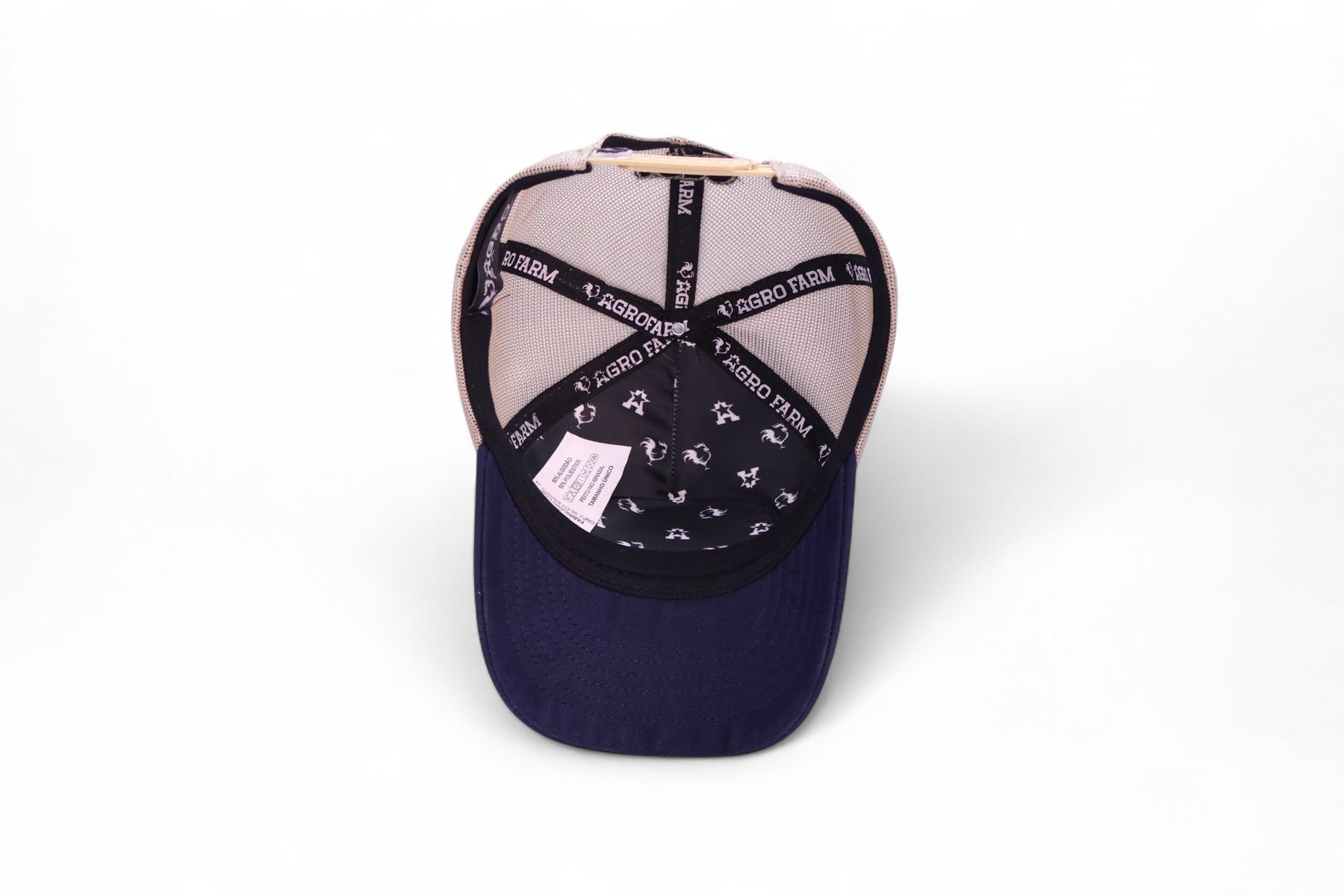 Boné Trucker Marrom Masculino O Agro Nao Para