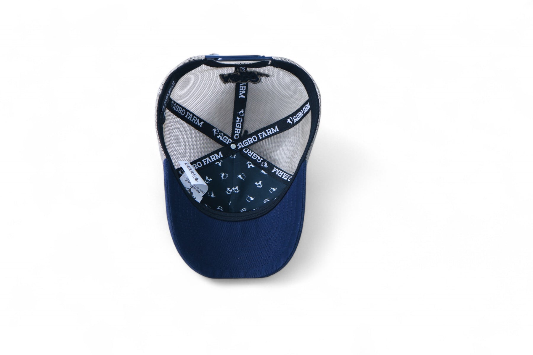 Boné Masculino Feminino Bandeira EUA Metal Azul Marinho