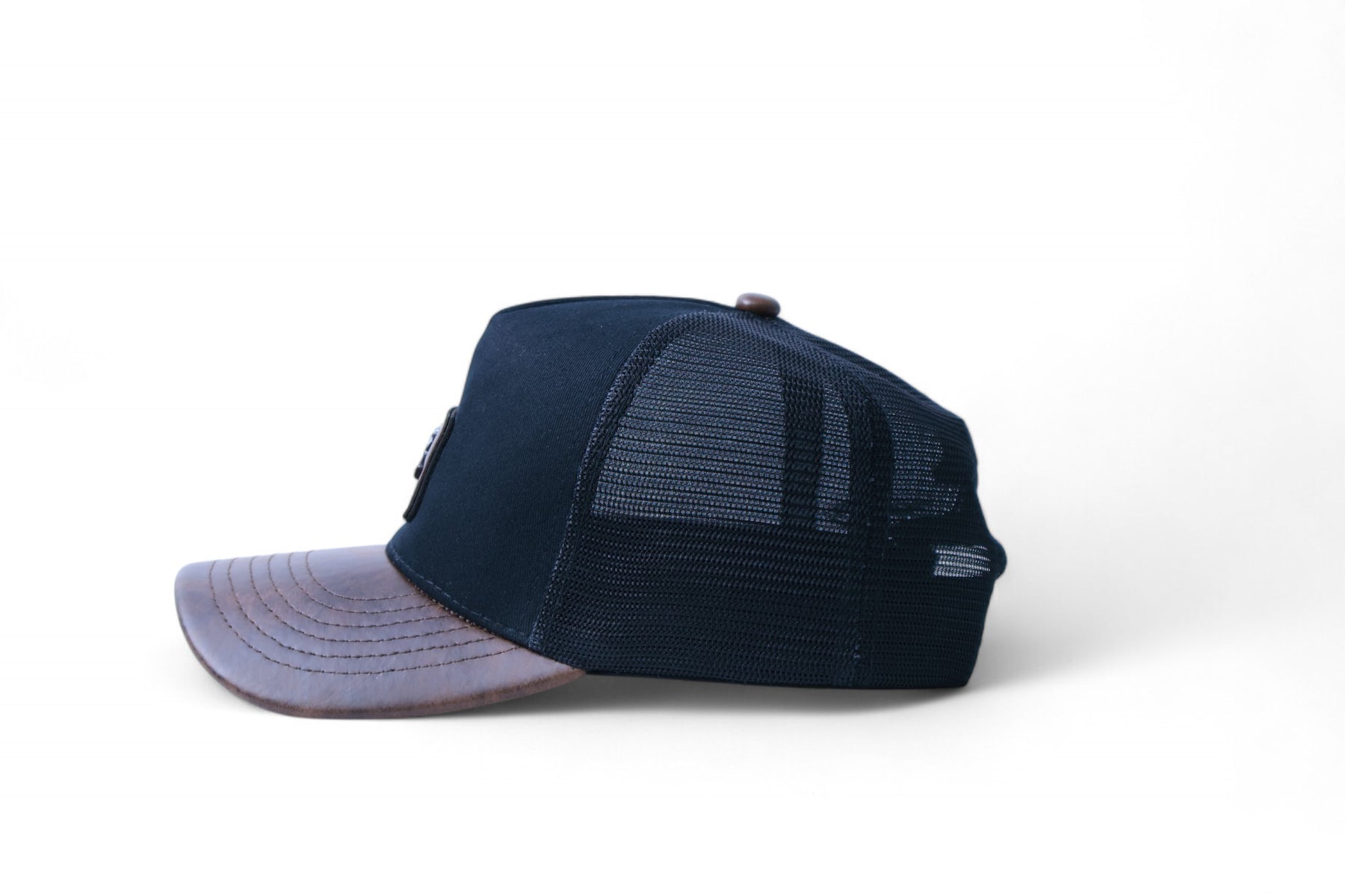 Boné Masculino Feminino Couro Agro farm Metal
