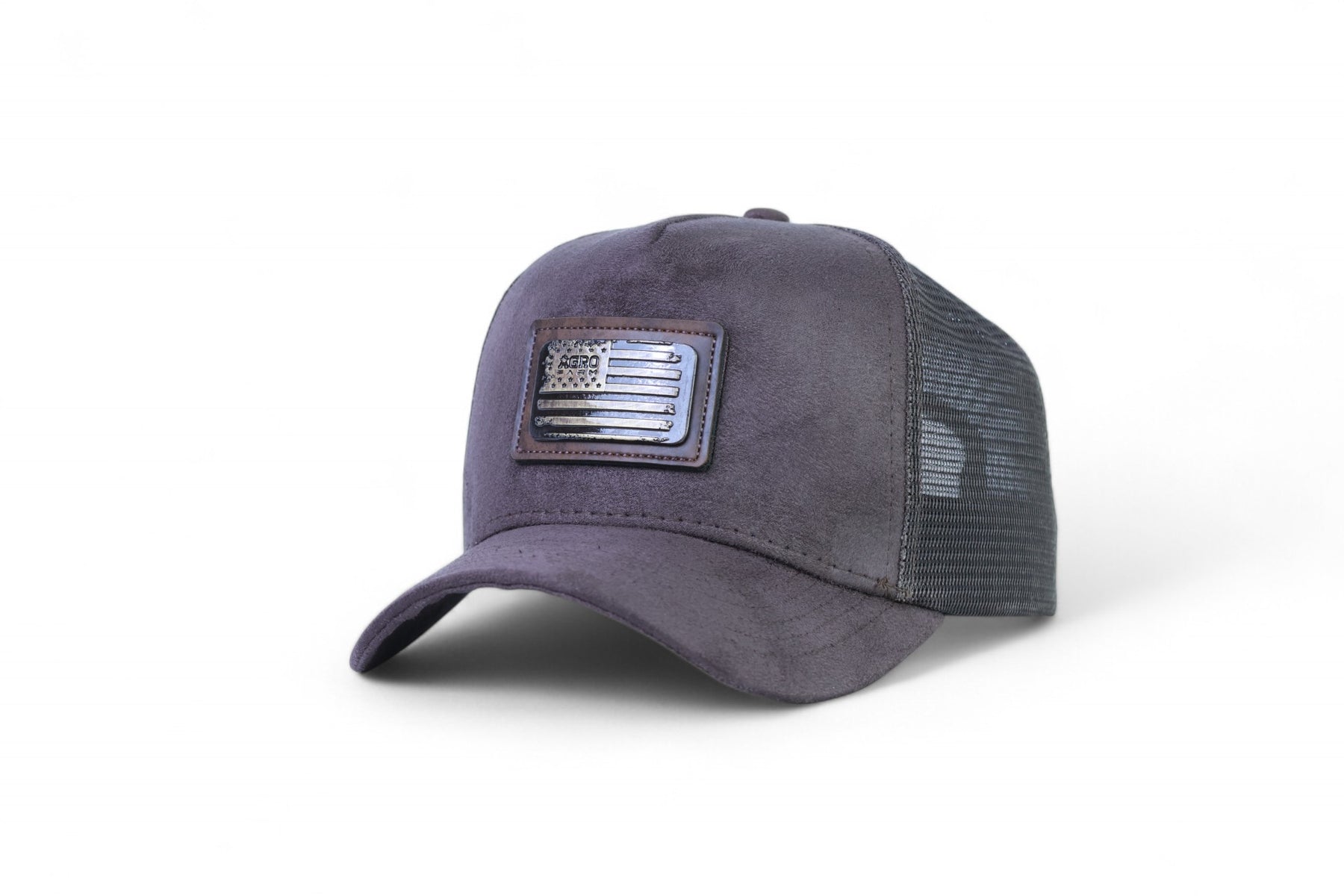 Boné Masculino Feminino Bandeira EUA Metal Roxo
