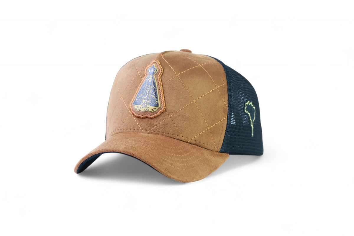 Boné Nossa Senhora Suede