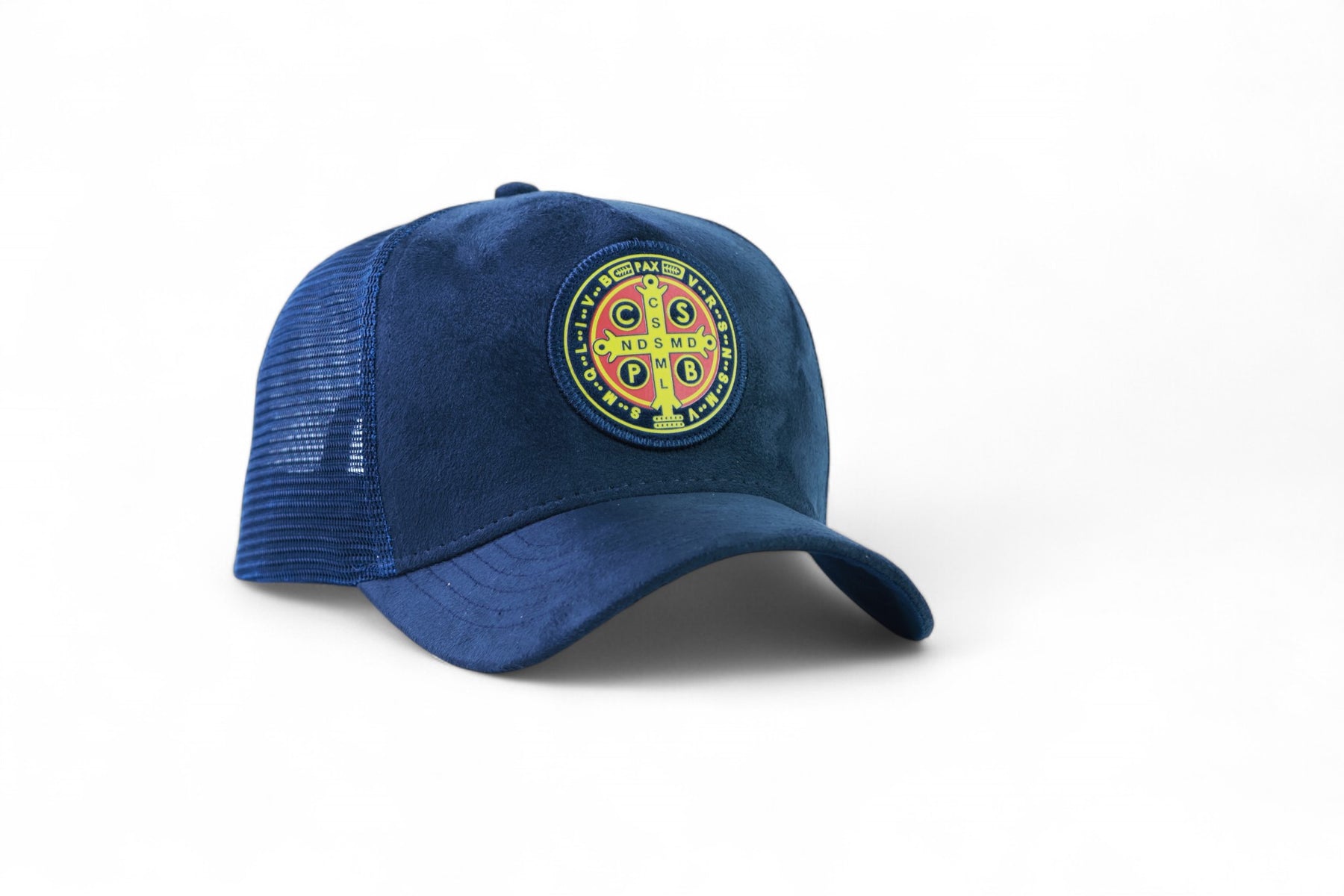 Boné Medalha De São Bento Azul Marinho