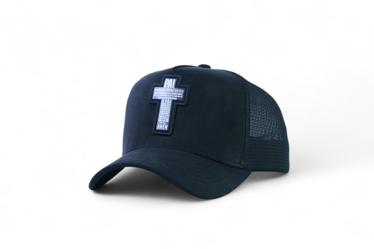 Boné Masculino Feminino Pai Nosso Preto