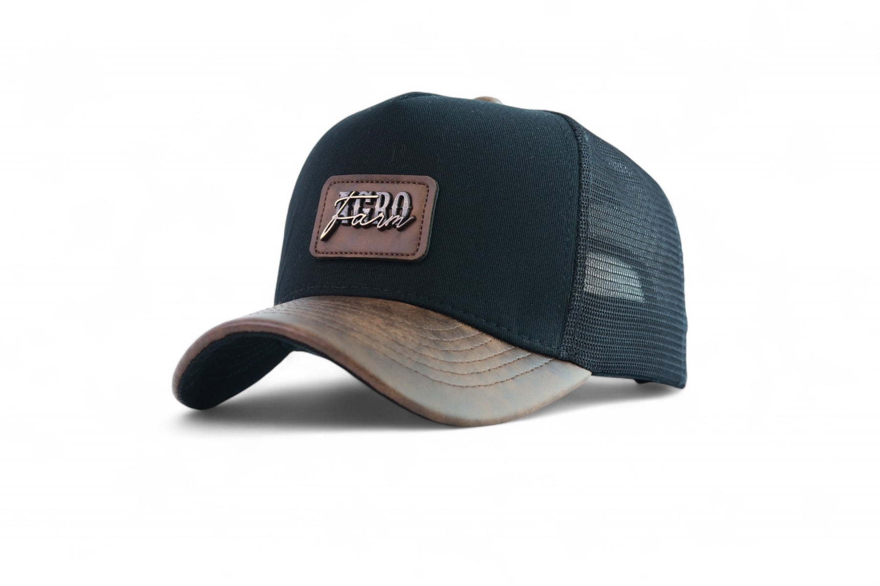 Boné Agro Farm Metal Country Couro