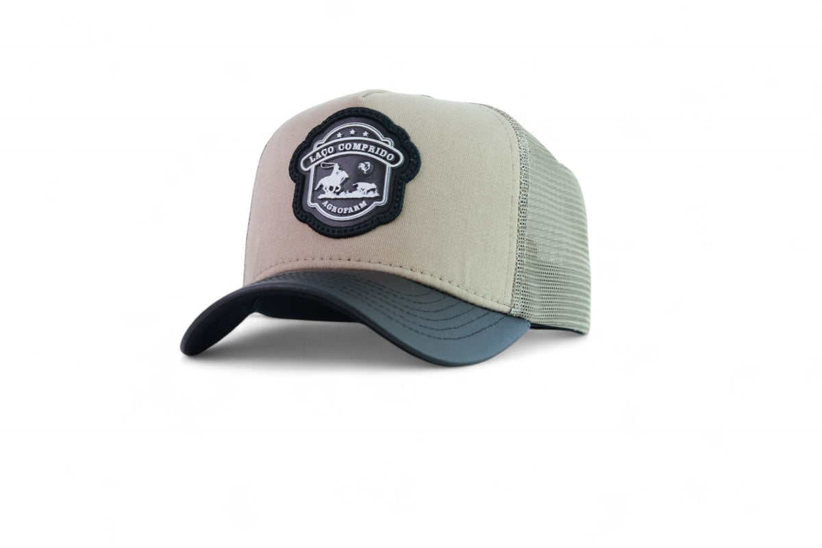 Boné Country Laço Comprido Bege