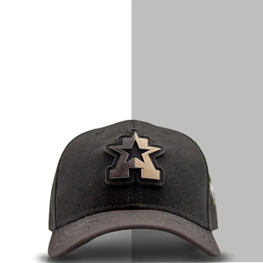 Boné Masculino Feminino Country Agro Star Duas Cores Preto