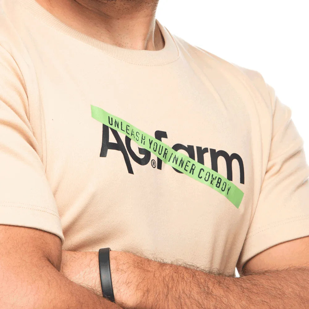 Camiseta Country Masculina Manga Curta Agro Farm Cowboy