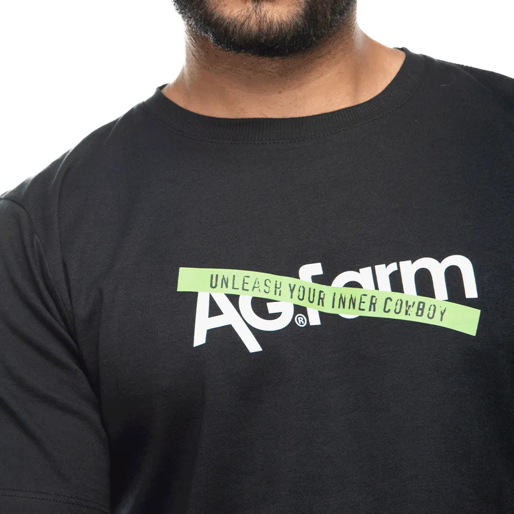Camiseta Country Masculina Manga Curta Agro Farm Cowboy