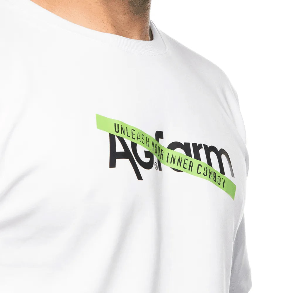 Camiseta Country Masculina Manga Curta Agro Farm Cowboy