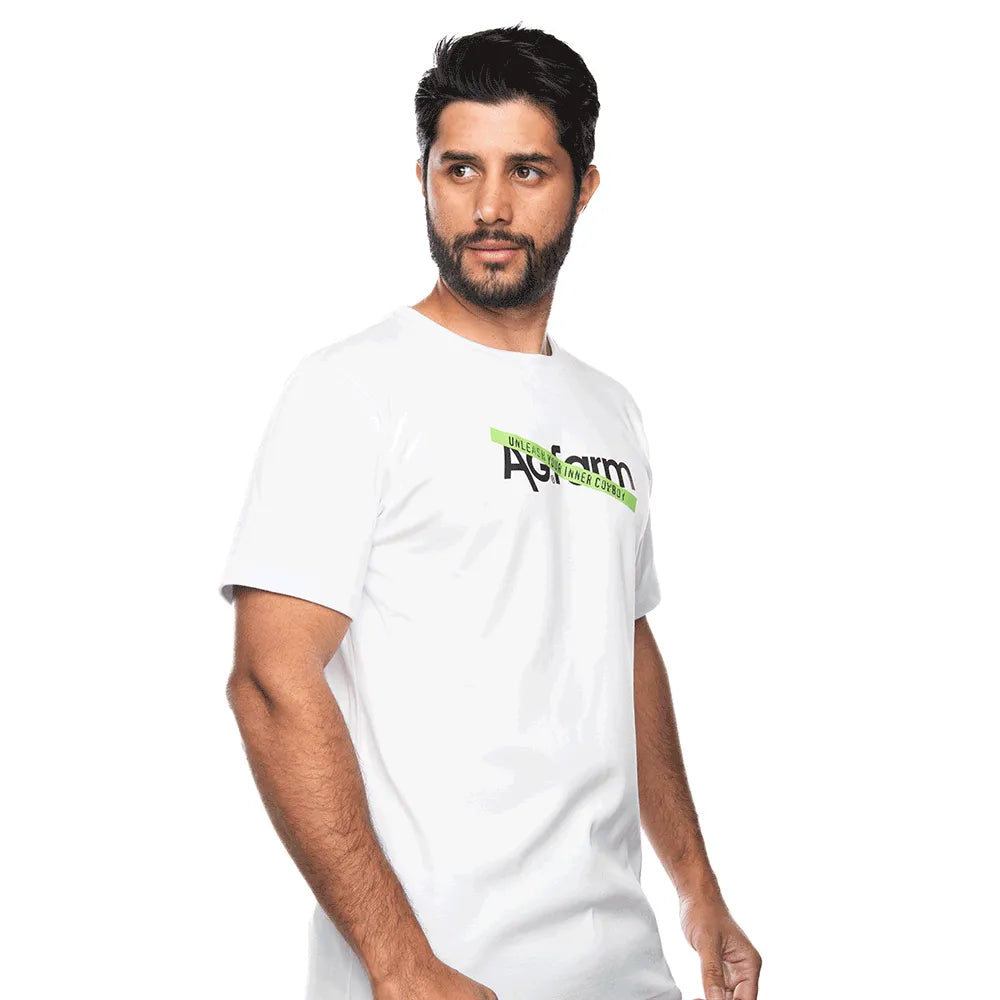 Camiseta Country Masculina Manga Curta Agro Farm Cowboy