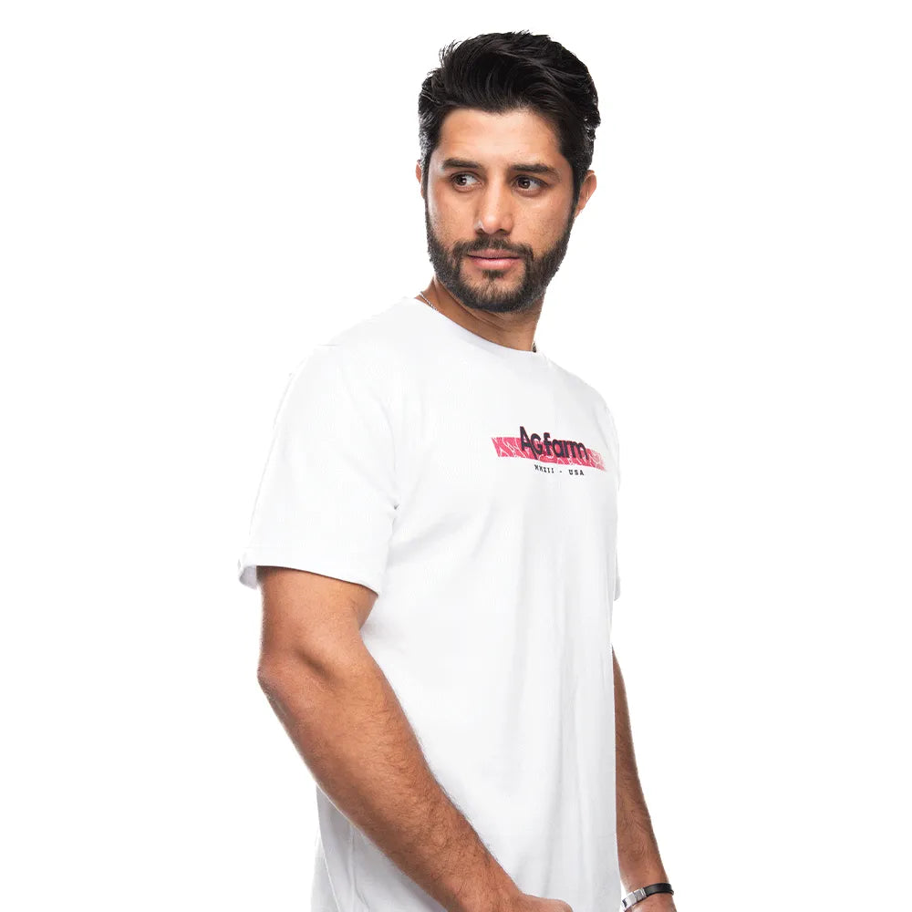 Camiseta Country Masculina Manga Curta Agro Farm MMXII