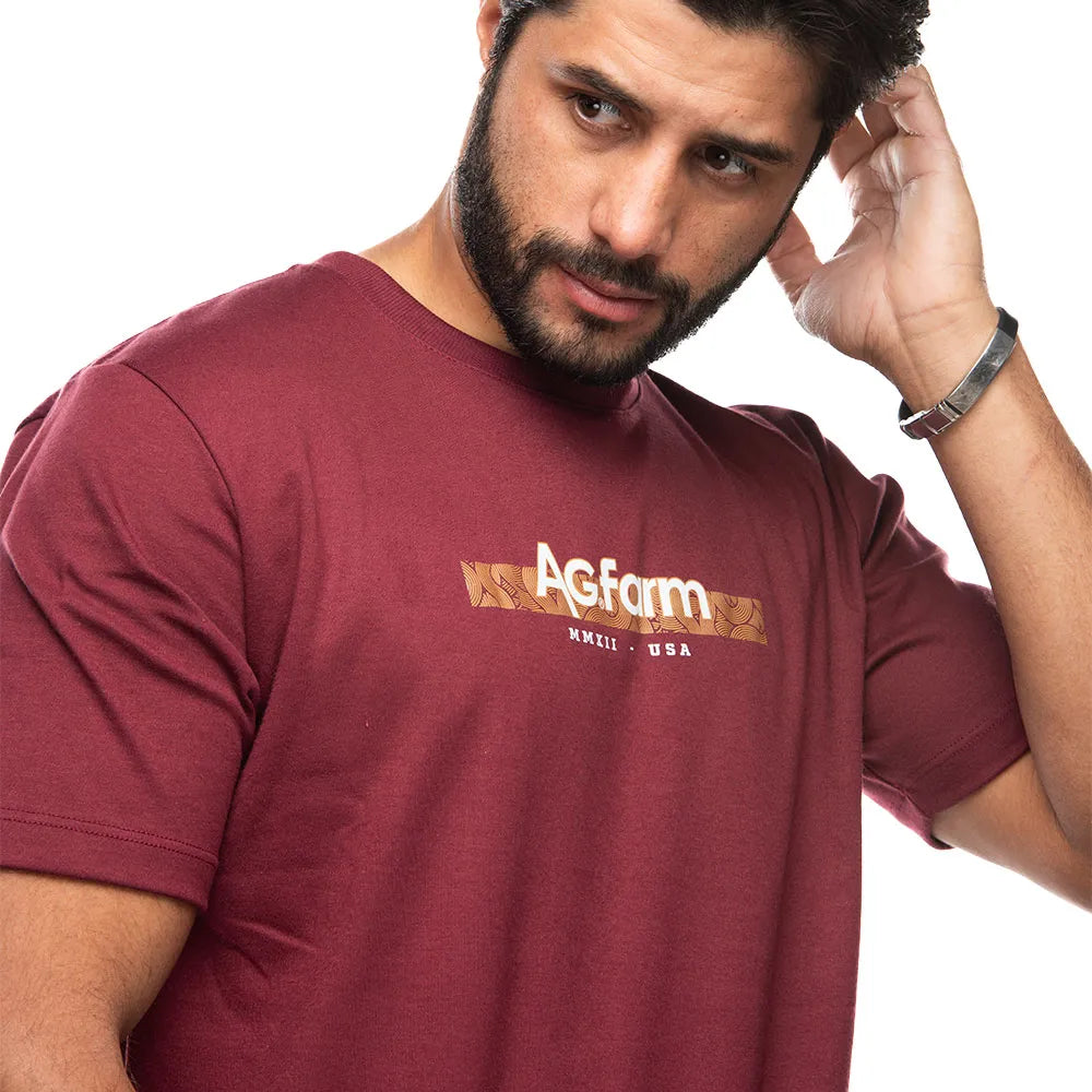 Camiseta Country Masculina Manga Curta Agro Farm MMXII