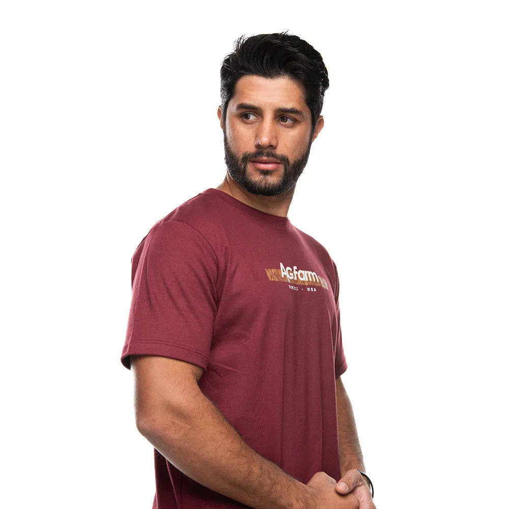 Camiseta Country Masculina Manga Curta Agro Farm MMXII