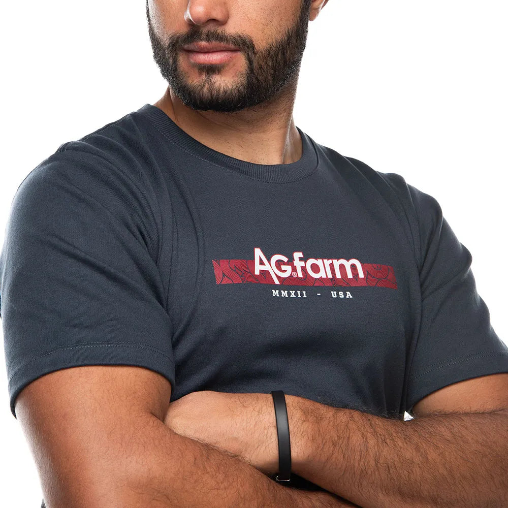 Camiseta Country Masculina Manga Curta Agro Farm MMXII