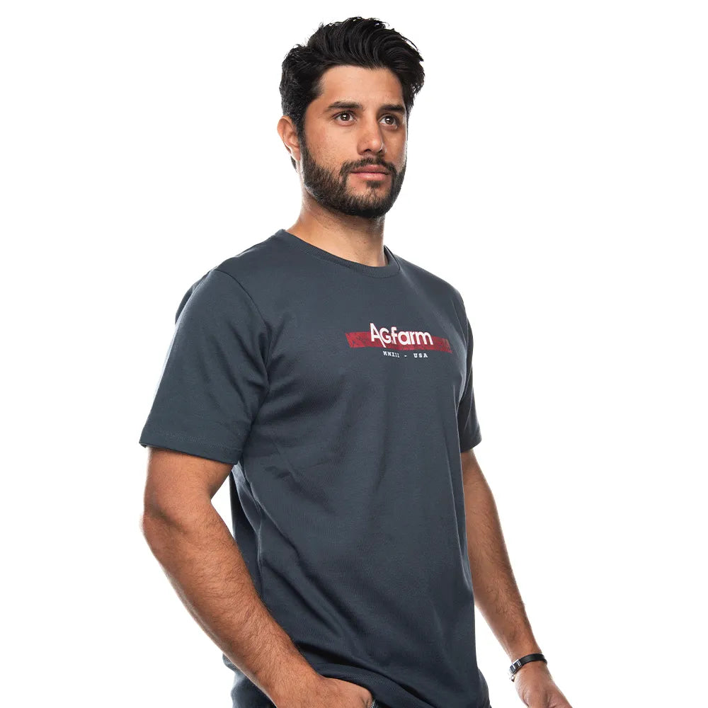 Camiseta Country Masculina Manga Curta Agro Farm MMXII