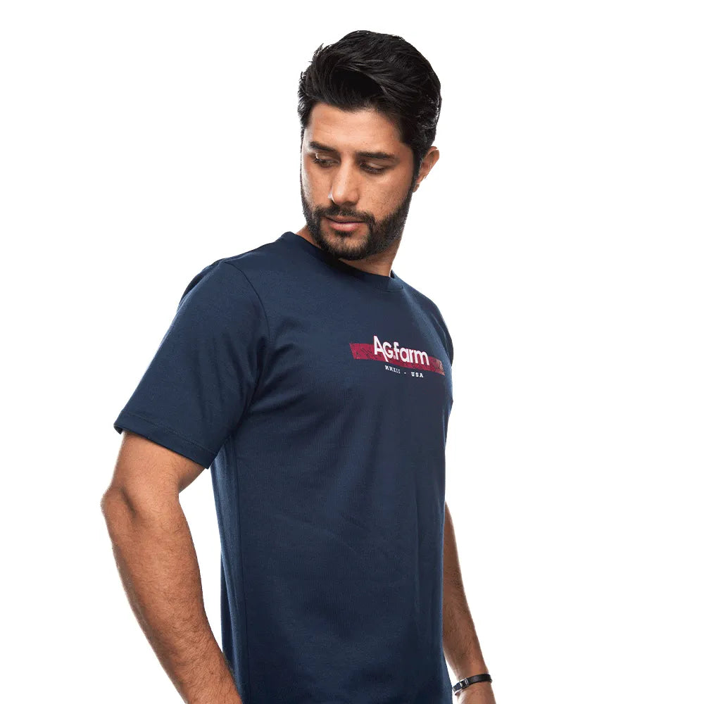 Camiseta Country Masculina Manga Curta Agro Farm MMXII