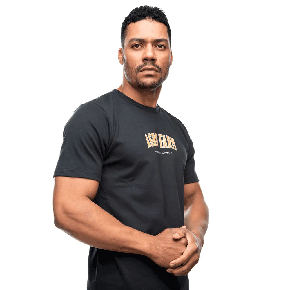 Camiseta Masculina Manga Curta Agro Farm Country Style