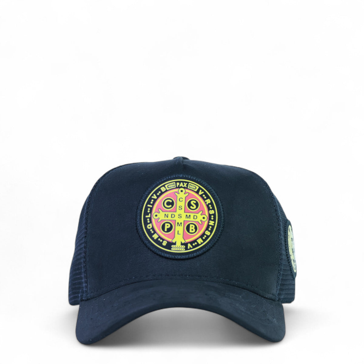 Boné Medalha de Sao Bento Preto