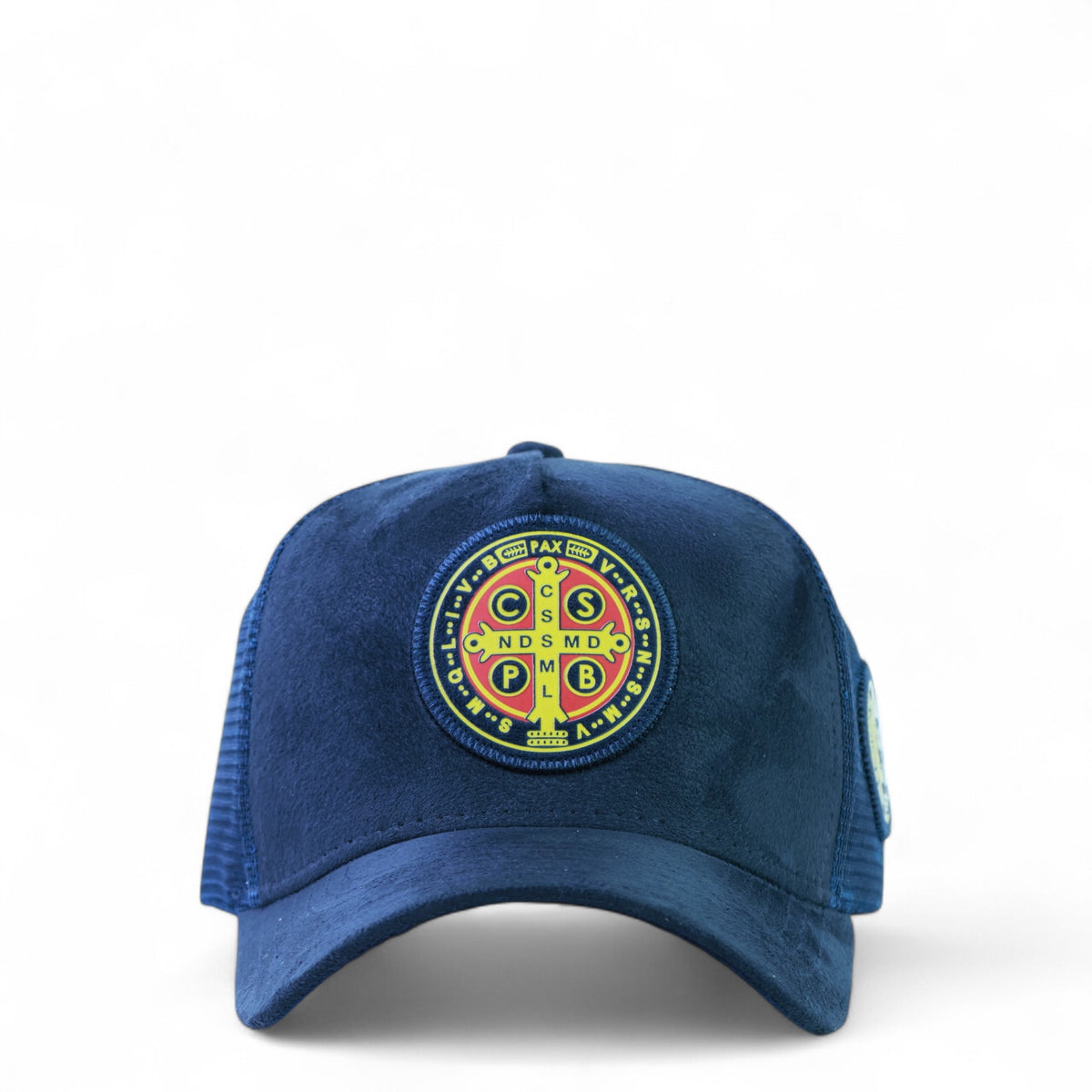 Boné Medalha De São Bento Azul Marinho