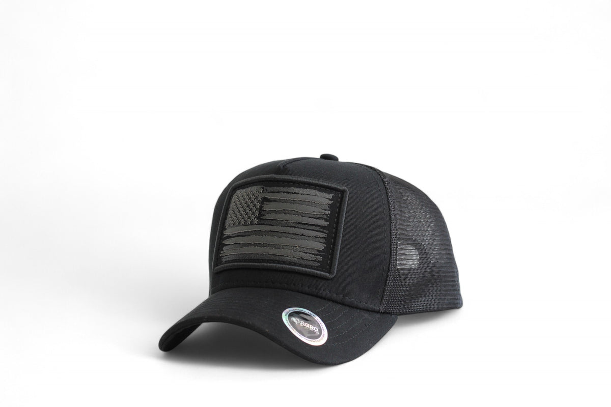 Boné Masculino Feminino Bandeira EUA Preto
