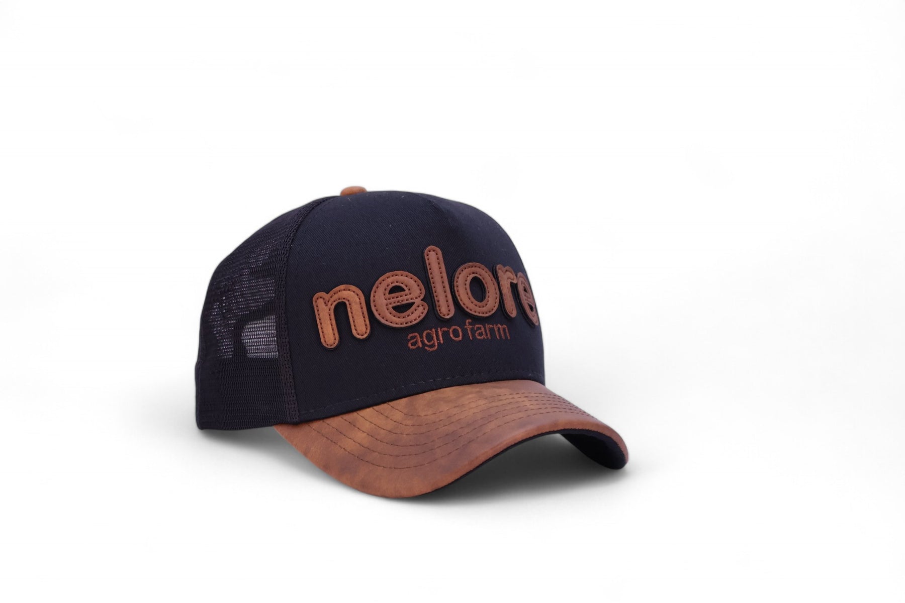 Boné Country Masculino Feminino  Nelore Couro