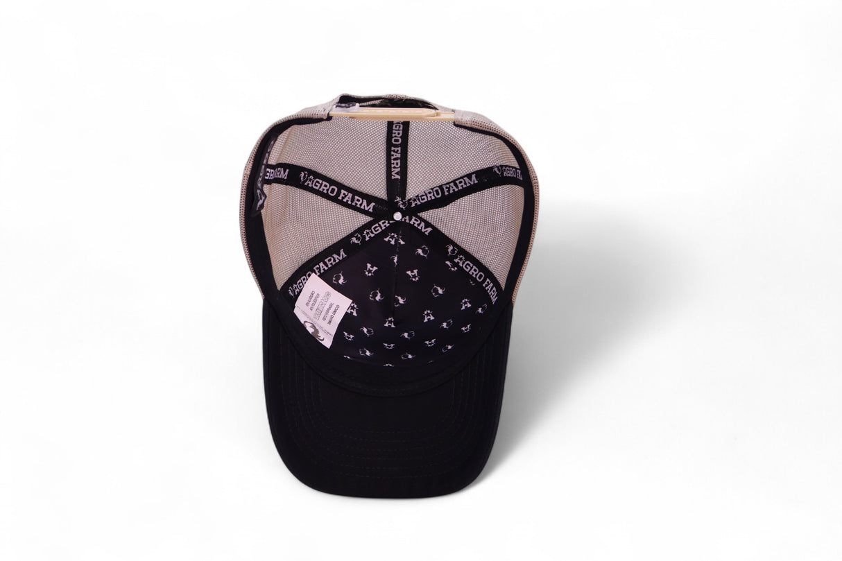 Boné Preto Masculino Feminino Brasão