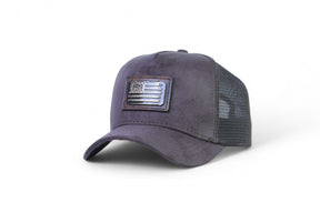 Boné Masculino Feminino Bandeira EUA Metal Roxo