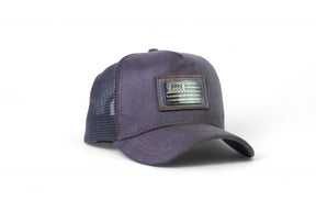 Boné Masculino Feminino Bandeira EUA Metal Roxo