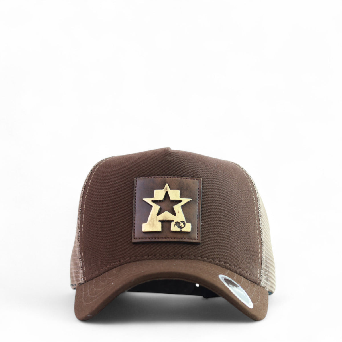 Boné Agro Stars Metal Marrom