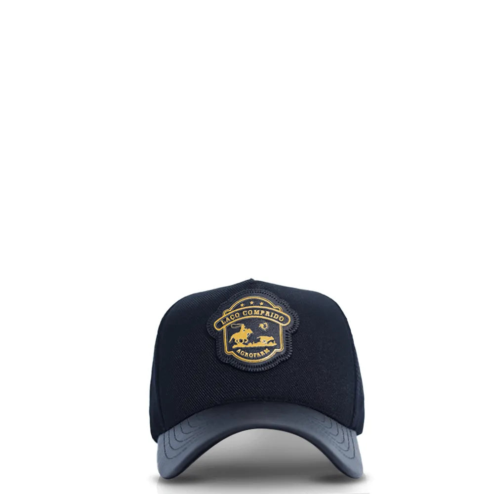 Boné Masculino Feminino Country Laço Comprido Preto