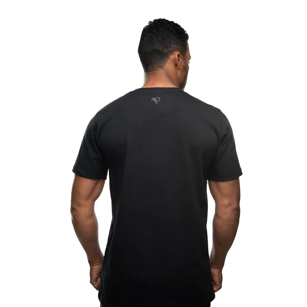Camiseta Country Masculina Manga Curta Agro Farm Amarillo