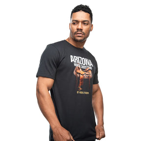 Camiseta Country Masculina Manga Curta Agro Farm Arizona