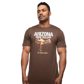 Camiseta Country Masculina Manga Curta Agro Farm Arizona