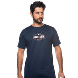 Camiseta Country Masculina Manga Curta Agro Farm New Winds