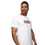 Camiseta Country Masculina Manga Curta Agro Farm Stars and Stripes