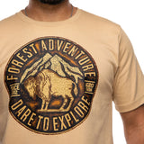 Camiseta Country Masculina Manga Curta Agro Farm West Spirit