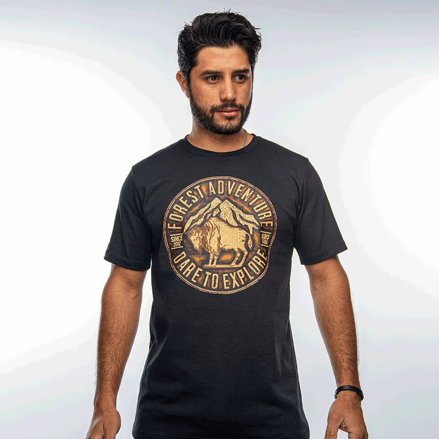 Camiseta Country Masculina Manga Curta Agro Farm West Spirit