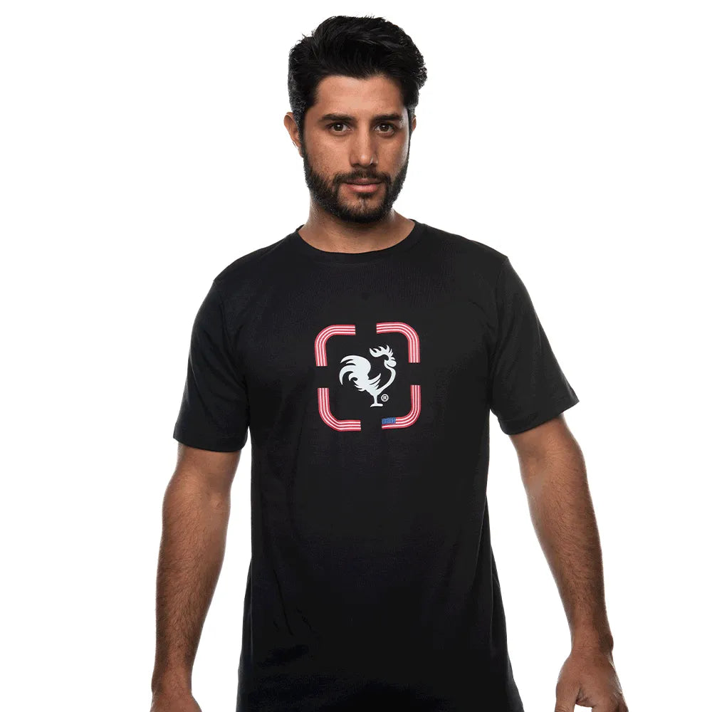 Camiseta Masculina Manga Curta Agro Farm Logo Rooster