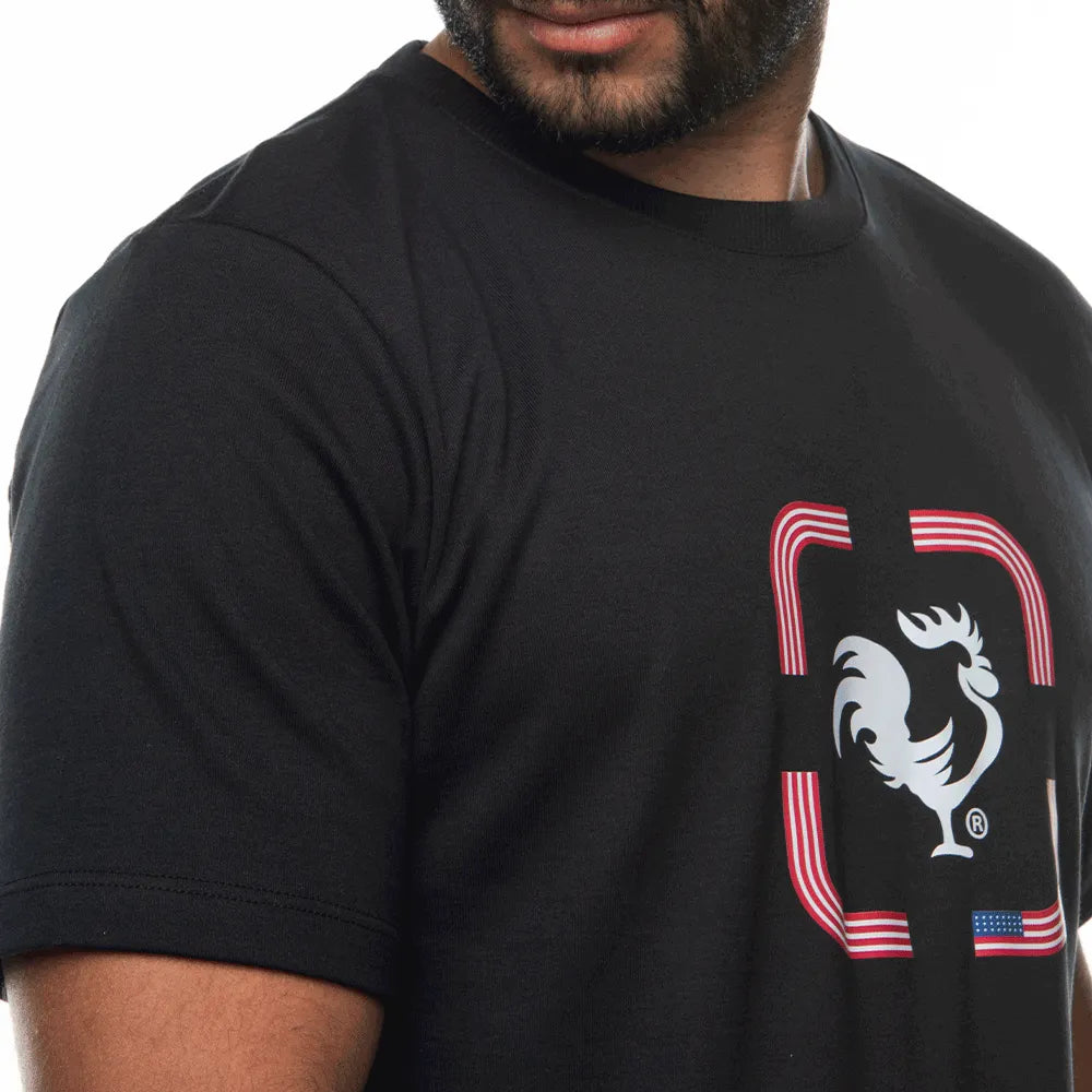 Camiseta Masculina Manga Curta Agro Farm Logo Rooster