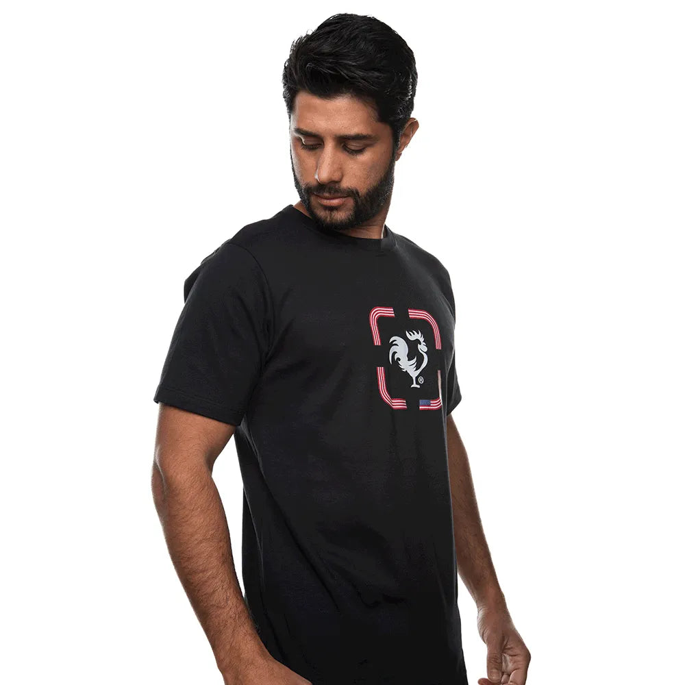 Camiseta Masculina Manga Curta Agro Farm Logo Rooster