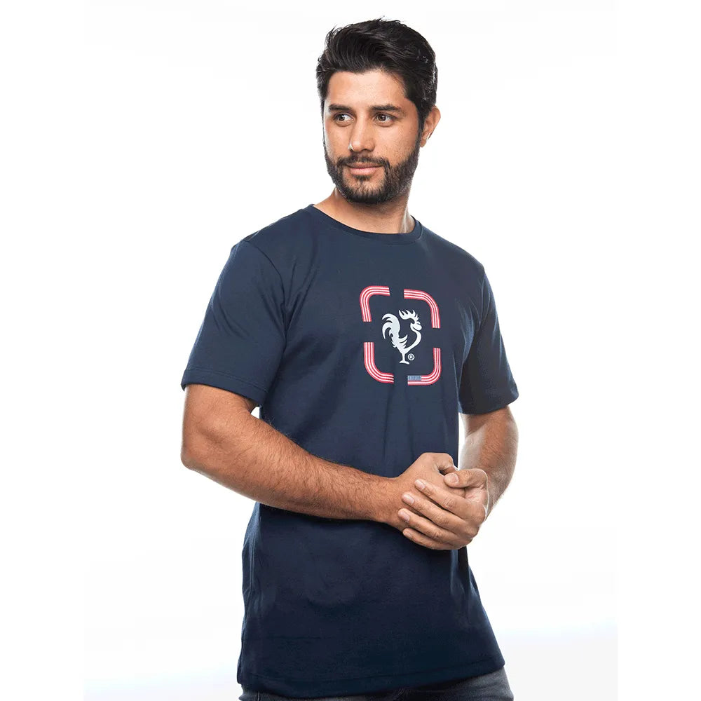 Camiseta Masculina Manga Curta Agro Farm Logo Rooster