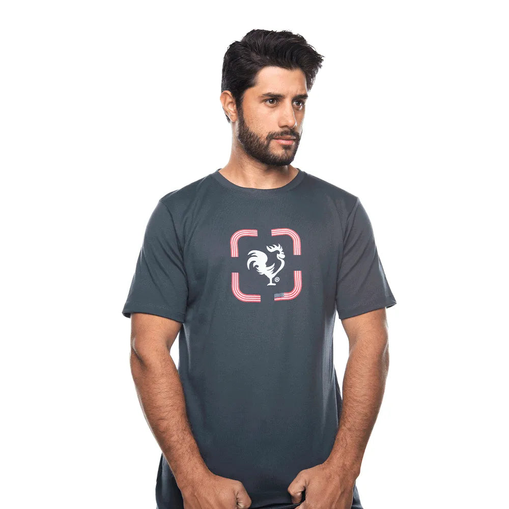 Camiseta Masculina Manga Curta Agro Farm Logo Rooster