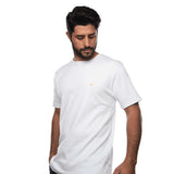Camiseta Masculina Manga Curta Agro Farm Rooster Logo Clássica