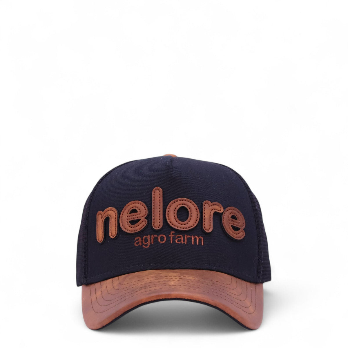 Boné Country Masculino Feminino  Nelore Couro
