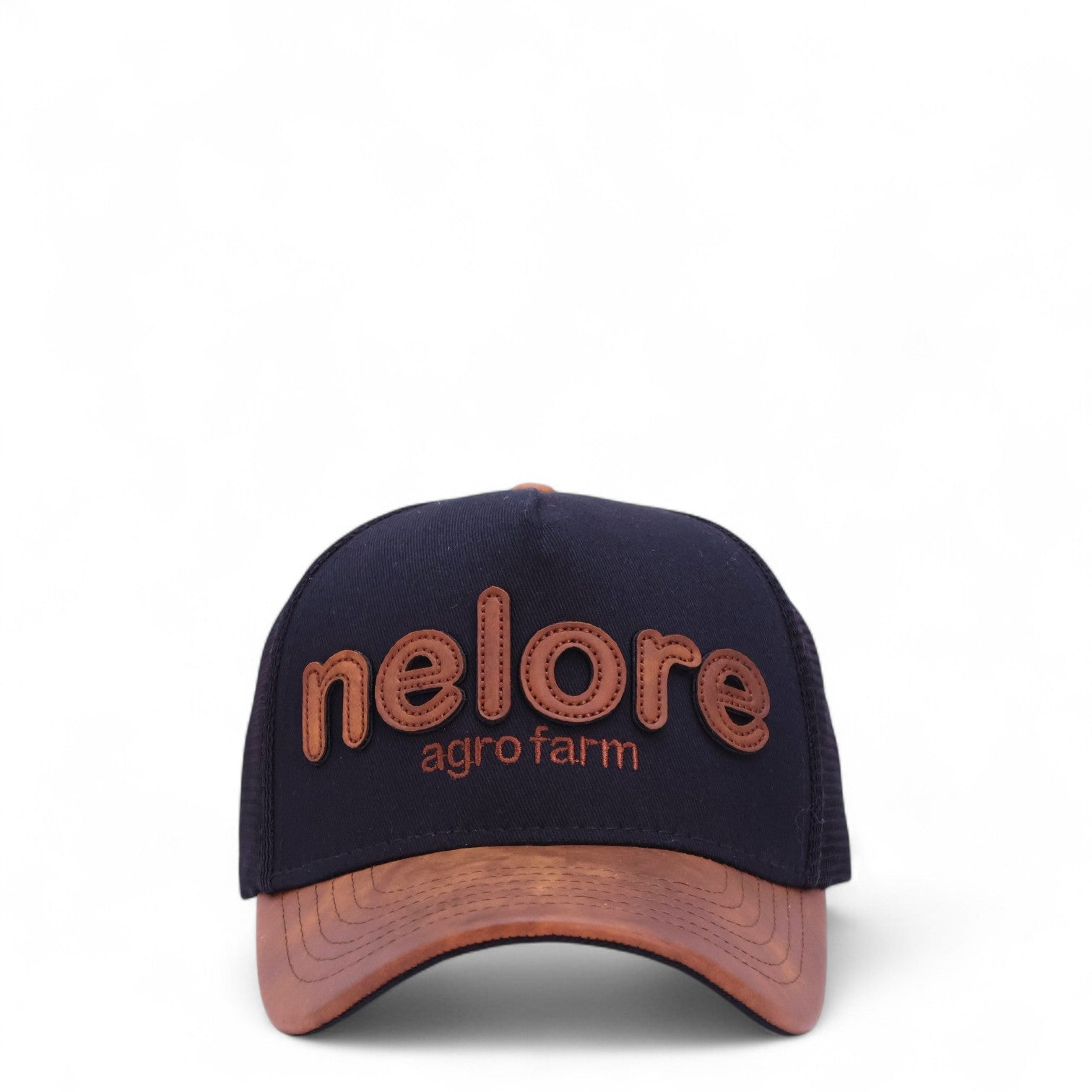 Boné Country Masculino Feminino  Nelore Couro