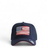 Boné Masculino Feminino Bandeira EUA Azul Marinho