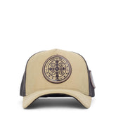 Boné Medalhão de São Bento Nobuck