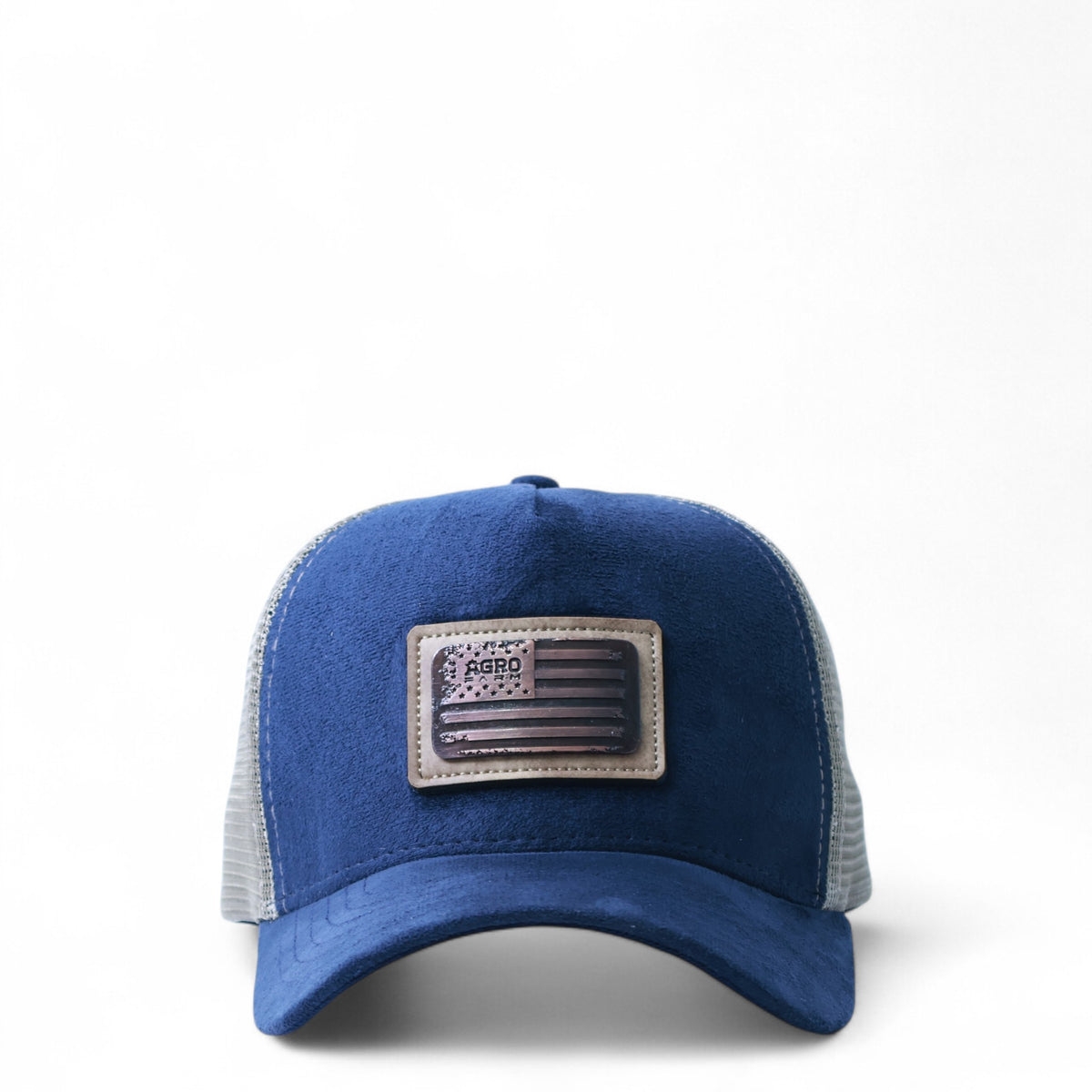 Boné Masculino Feminino Bandeira EUA Metal Azul Marinho